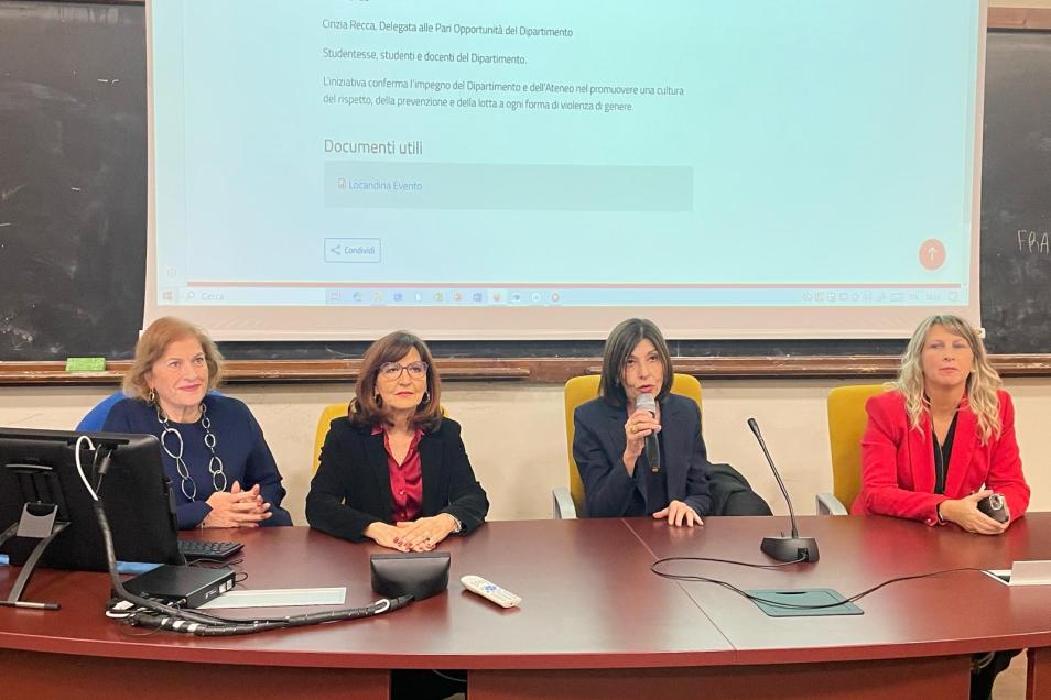 In foto da sinistra Liana Daher, Loredana Cardullo, Lina Scalisi e Cinzia Recca